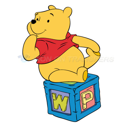 Winnie the Pooh Iron-on Stickers (Heat Transfers)NO.919